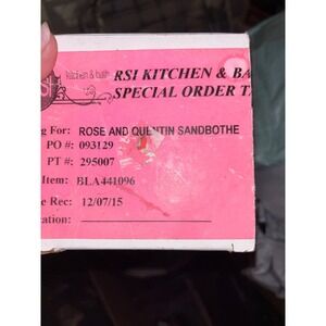 Blanco 441096 Matte White Disposal Waste Strainer Flange and Stopper Set